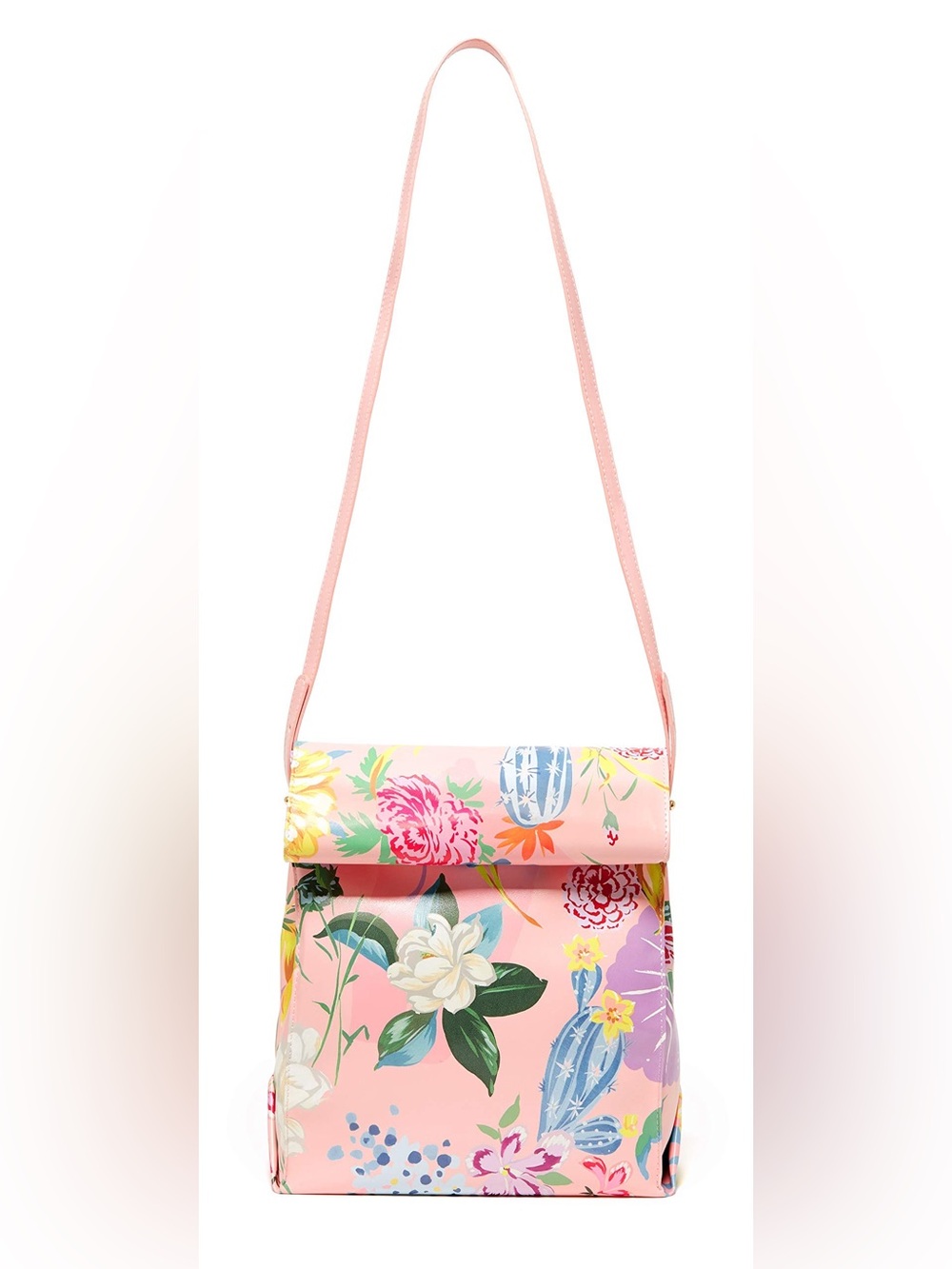 Ban.do Floral Print Pink Insulated Lunch Bag